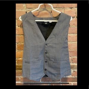 BDG charcoal grey mens vest